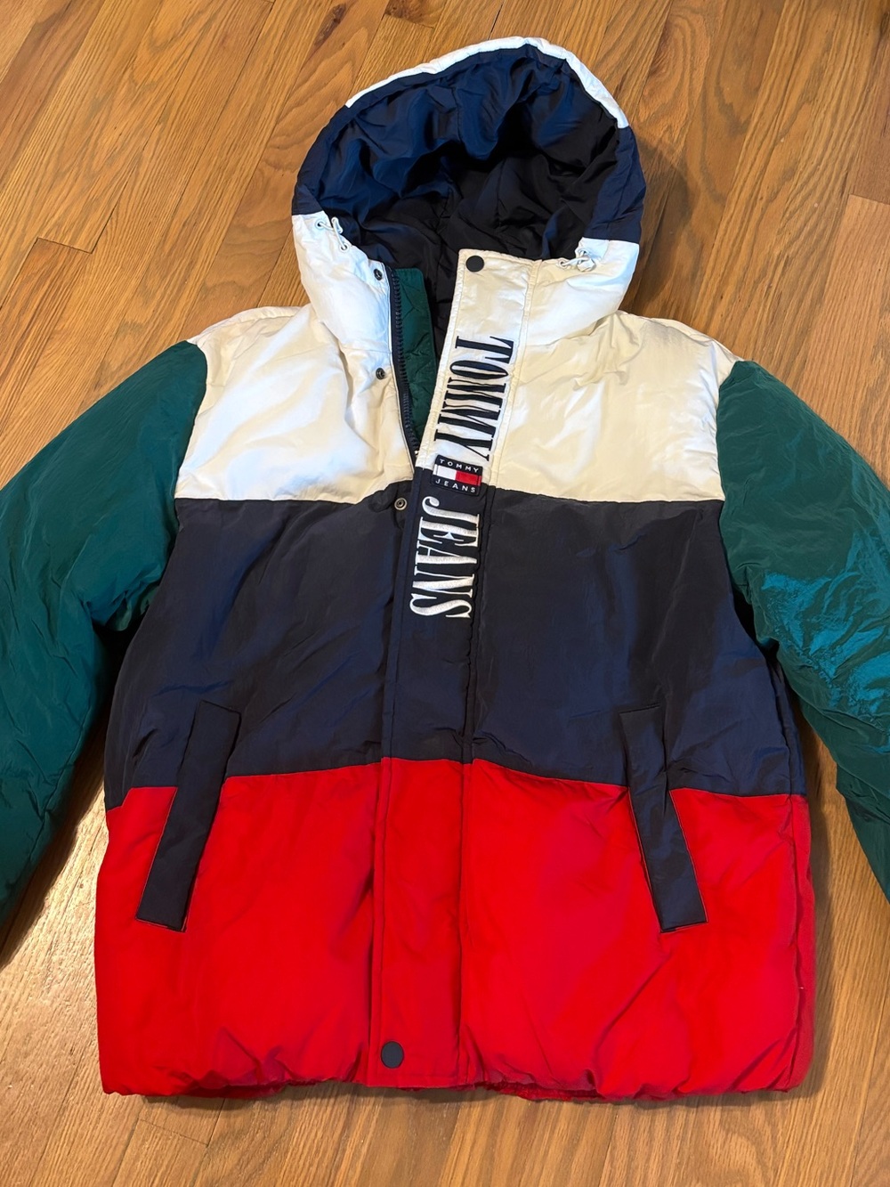 Tommy Hilfiger Archive Color Block Puffer